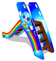 Детская горка Радуга Г010 H=950 для игровых площадок