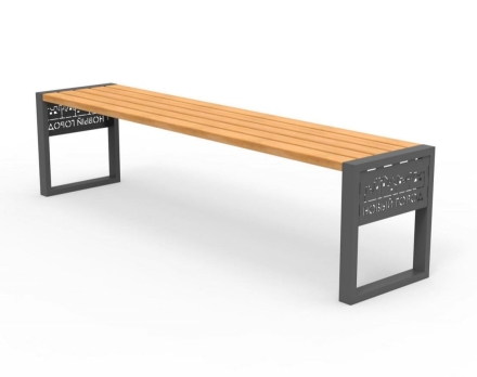 Скамейка Лого с вашим логотипом 1, фото 1