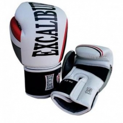 Перчатки боксерские Excalibur 8001-02 White/Black Buffalo