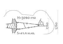 Спортивный комплекс 09207 для спортивной площадки Спортивный комплекс 09207 для спортивной площадки