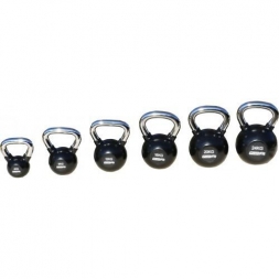 Гиря обрезиненная с хромированной ручкой PROFI-FIT, 4 кг, фото 2
