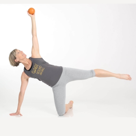 Утяжеленный мяч для пилатеса TOGU Toning Ball, 1,5 кг, красный , фото 2