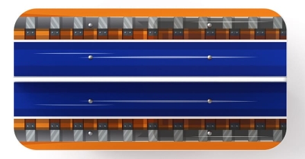 Паровозик - Скамейка детская - МФ 41.03.06, фото 5