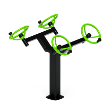 Рули (положение сидя) зеленый - Уличный тренажер - СТ 102-12