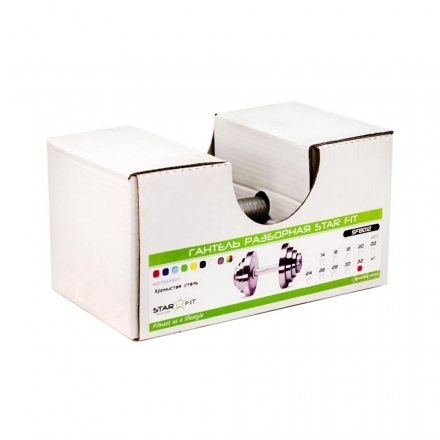 Гантель разборная STAR FIT 32 кг SF-8012, фото 4