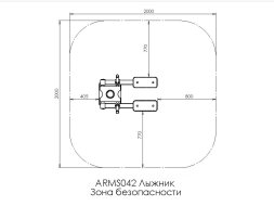 Лыжник ARMS042, фото 3