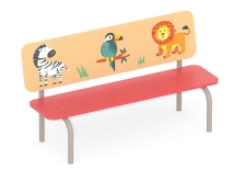 Детская скамейка Romana Зоо 302.09.00 для игровой площадки Детская скамейка Romana Зоо 302.09.00 для игровой площадки