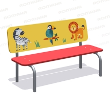Детская скамейка Romana Зоо 302.09.00 для игровой площадки Детская скамейка Romana Зоо 302.09.00 для игровой площадки