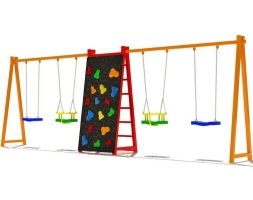 Детские качели Спорт 6.2 для детской площадки, фото 1 Детские качели Спорт 6.2 для детской площадки, фото 1