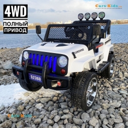 Электромобиль Jeep S2388 4WD белый, фото 1