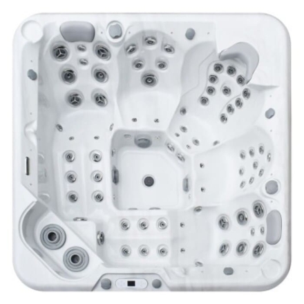 Гидромассажный бассейн IQUE Dreamline-II 2200-II-DD-BPM (WiFi+MICROSILK) (220х220х96 см), Brushedwalnut, фото 3