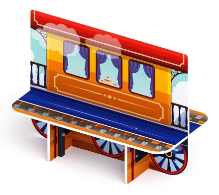 Вагончик - Скамейка детская - МФ 41.03.07, фото 4