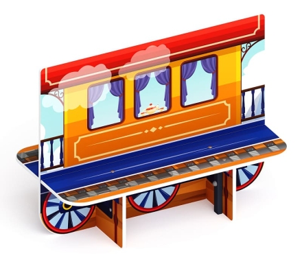 Вагончик - Скамейка детская - МФ 41.03.07, фото 3