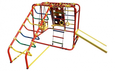 Спортивный комплекс Формула здоровья Артек N Плюс оранжевый/радуга, фото 1