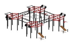 Многофункциональный спортивный комплекс (красный) МК 100.02-01, фото 1