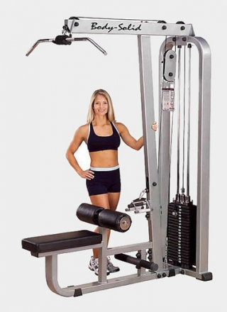 Вертикально-горизонтальная тяга Body Solid ProClub SLM-300G, фото 1