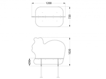 МФ 1.27 Лавочка «Улитка» МФ 1.27 Лавочка «Улитка»