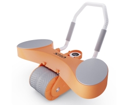 Тренажёр для пресса AB Roller SND оранжевый с ковриком 34 х 17 x 0.6 cм, фото 2