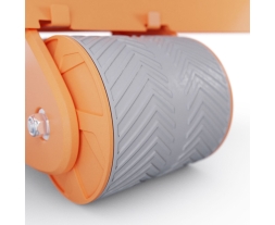 Тренажёр для пресса AB Roller SND оранжевый с ковриком 34 х 17 x 0.6 cм, фото 4