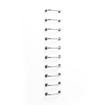 Перекладина шведской стенки и рукохода N-line нержавеющая сталь 400