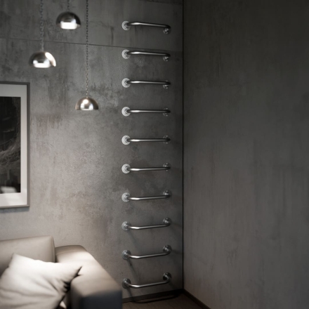 Перекладина шведской стенки и рукохода N-line нержавеющая сталь 400, фото 1