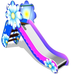 Детская горка Ромашка Г036 H=950 для игровых площадок, фото 1 Детская горка Ромашка Г036 H=950 для игровых площадок, фото 1