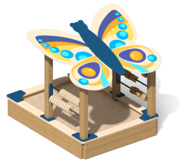 Песочница Махаон ПС-04 для детской площадки