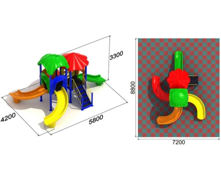 Детская площадка Незабудка 3.3, фото 2