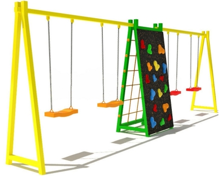 Детские качели Спорт 6.3 для детской площадки, фото 1