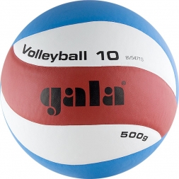 Мяч вол. &quot;GALA Training Heavy 10 &quot; арт. BV5471S, р.5, вес 500 г,синт.кожа.ПУ,клееный,бут.кам,бел-син