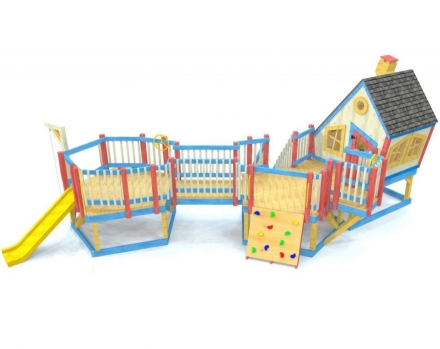 Игровая площадка TORUDA WOOD Деревенька Макси, фото 2