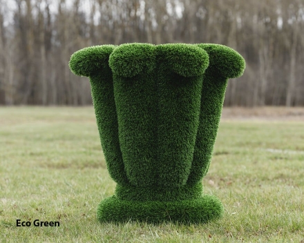 Топиари Вазон малый, 70 см - газон Eco Green, фото 1
