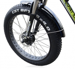 Велогибрид UBERBIKE FAT 48V 1000W BLACK, фото 6