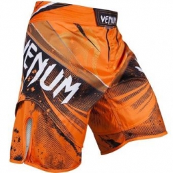 Шорты ММА Venum &quot;Galactic&quot; Fightshorts Neo Orange, фото 1