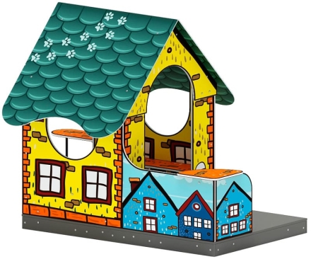 Домик мини тип 3 (Город) - МФ 10.01.12-02, фото 3