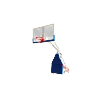 Стойка баскетбольная мобильная ИГРОВАЯ, вынос 3,25 м. с противовесами