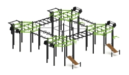 Многофункциональный спортивный комплекс (зеленый) МК 100.02-02, фото 1