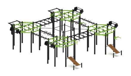 Многофункциональный спортивный комплекс (зеленый) МК 100.02-02, фото 1