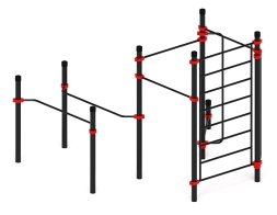 Воркаут ЛОВ 89 красный ВТ 101.15-01, фото 4 Воркаут ЛОВ 89 красный ВТ 101.15-01, фото 4