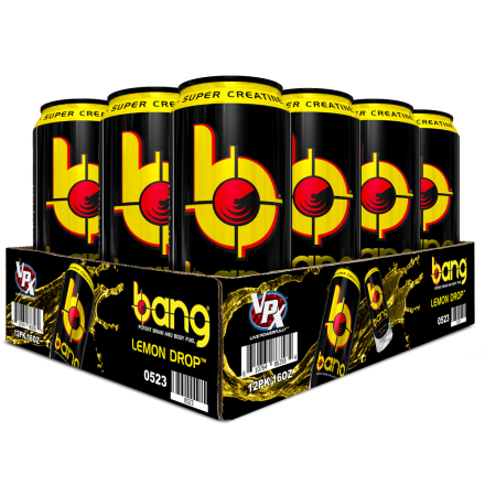 Энергетический напиток &quot;БЭНГ&quot; Лимонад VPX BANG 473мл Lemon Drop, фото 3