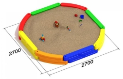 Песочница Остров для детской площадки, фото 2