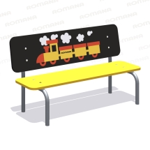 Детская скамейка Romana Поезд ночь 302.09.00 для игровой площадки Детская скамейка Romana Поезд ночь 302.09.00 для игровой площадки
