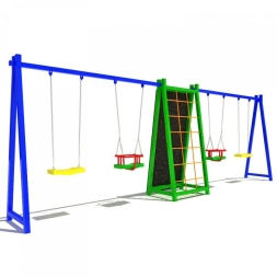 Детские качели Спорт 6.4 для детской площадки, фото 2 Детские качели Спорт 6.4 для детской площадки, фото 2