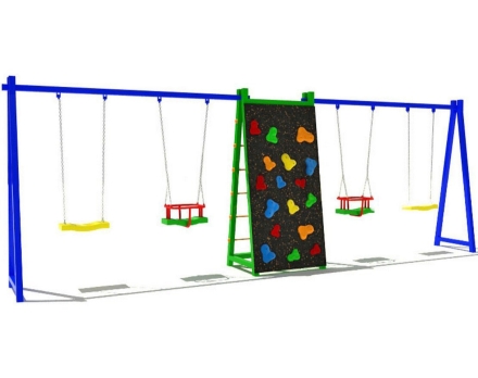 Детские качели Спорт 6.4 для детской площадки, фото 1