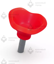 Карусель «Цветок» красный