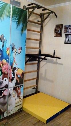 Шведская стенка EffectSport комбинированная ГИБРИД белая, фото 14