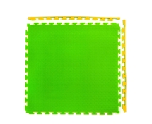 Будо-мат, 100 x 100 см, 20 мм, цвет жёлто-зелёный