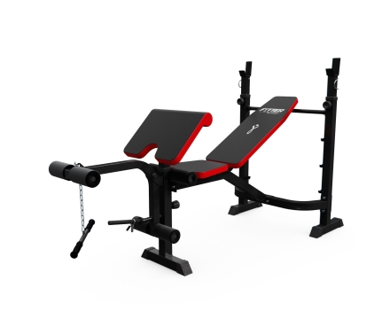 Скамья со стойками под штангу DFC Fytter BEW04R, фото 1