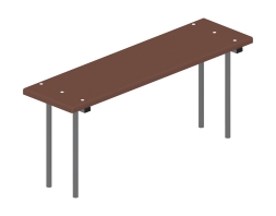 Скамья - МФ 42.01.01-И1, фото 1 Скамья - МФ 42.01.01-И1, фото 1