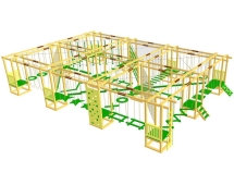 Детский веревочный парк 23 этапа Детский веревочный парк 23 этапа